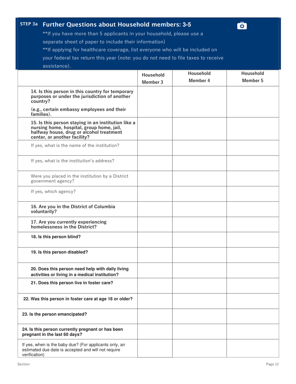 Conversion Renewal Form - Washington, D.C., Page 12