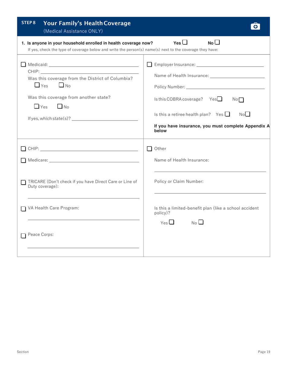 Conversion Renewal Form - Washington, D.C., Page 19