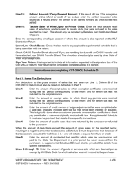 Instructions for Form WV/CST-200CU West Virginia Sales and Use Tax Return - West Virginia, Page 4