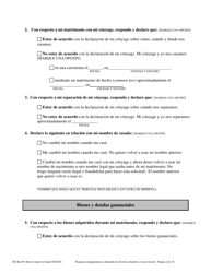 Respuesta Impugnatoria a La Demanda De Divorcio Absoluto Y Reconvencion - Washington, D.C. (Spanish), Page 2