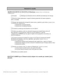 Respuesta Impugnatoria a La Demanda De Divorcio Absoluto Y Reconvencion - Washington, D.C. (Spanish), Page 6