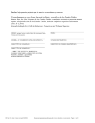 Respuesta Impugnatoria a La Demanda De Divorcio Absoluto Y Reconvencion - Washington, D.C. (Spanish), Page 7
