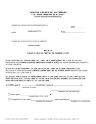 Respuesta Impugnatoria a La Demanda De Divorcio Absoluto Y Reconvencion - Washington, D.C. (Spanish), Page 8