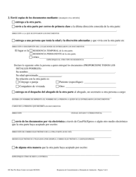 Respuesta De Consentimiento a Demanda De Anulacion De Matrimonio - Washington, D.C. (Spanish), Page 5