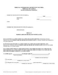 Respuesta Impugnatoria a La Demanda De Anulacion Y Reconvencion - Washington, D.C. (Spanish), Page 8