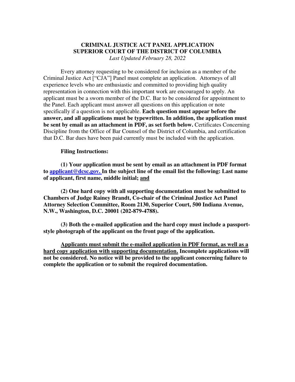 washington-d-c-criminal-justice-act-panel-application-fill-out
