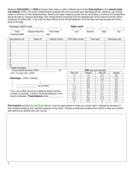 Level-One Survey Data Sheet (Modified) - West Virginia, Page 2