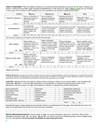 Level-One Survey Data Sheet (Modified) - West Virginia, Page 3