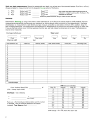 Level 1 Survey Data Sheet - West Virginia, Page 2