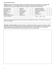 Level-Two Survey Data Sheet - West Virginia, Page 5