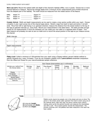 Level-Three Survey Data Sheet - West Virginia, Page 2