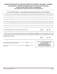 Form WV-1A Vendor Registration and Disclosure Statement and Small, Women-, and Minority-Owned Business Certification Application - West Virginia, Page 6