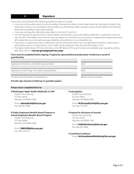 Form HCA80-020 Authorization for Release of Information - Washington, Page 2