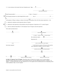 Instructions for Form CC-1602 Deposition of Witness to Prove Holographic Will - Virginia, Page 4
