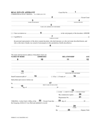 Instructions for Form CC-1612 Real Estate Affidavit - Virginia, Page 2