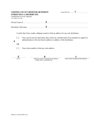 Instructions for Form CC-1609 Certificate of Creditor or Person Other Than a Distributee - Virginia, Page 2