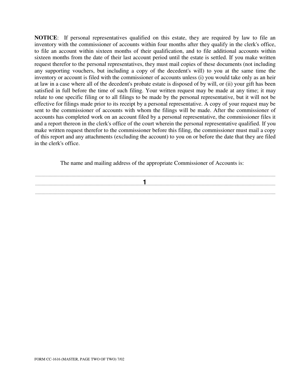 Instructions for Form CC-1616 Notice Regarding Estate - Virginia, Page 4