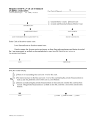 Instructions for Form DC-366A Request for Waiver of Interest on Fines and Costs - Virginia, Page 2