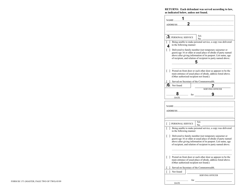 Instructions for Form DC-371 Motion and Notice of Hearing - Virginia, Page 4