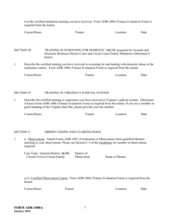Form ADR-1000A Application for Mediator Certification - Virginia, Page 3