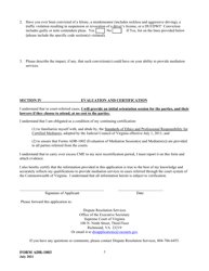 Form ADR-1003 Application for Mediator Recertification - Virginia, Page 3