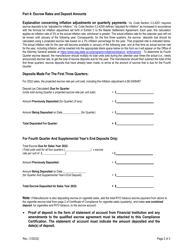 Compliance Certification by Non-participating Manufacturer (Quarterly Deposits Made for Ryo Tobacco Sales) - Virginia, Page 2