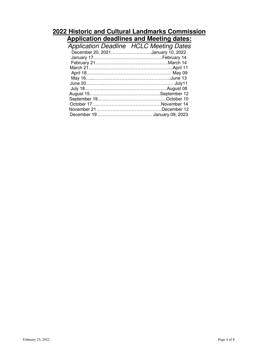 Historic District Designation and Nomination Application - City of Fort Worth, Texas, Page 4