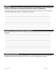 Historic District Designation and Nomination Application - City of Fort Worth, Texas, Page 6