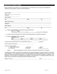 Historic District Designation and Nomination Application - City of Fort Worth, Texas, Page 7