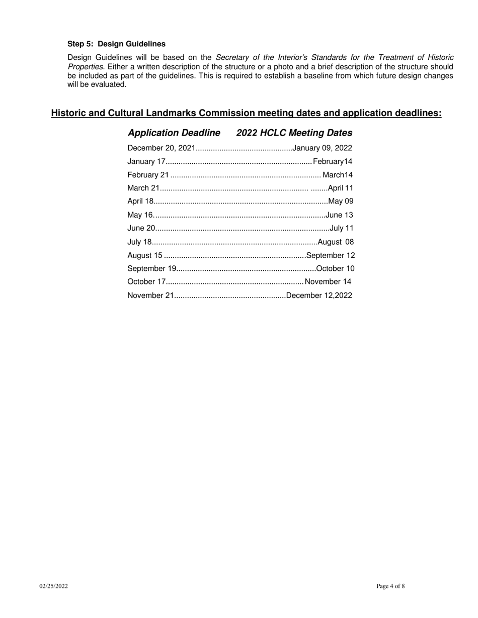 Designation of Individual Property Nomination Application - City of Fort Worth, Texas, Page 4