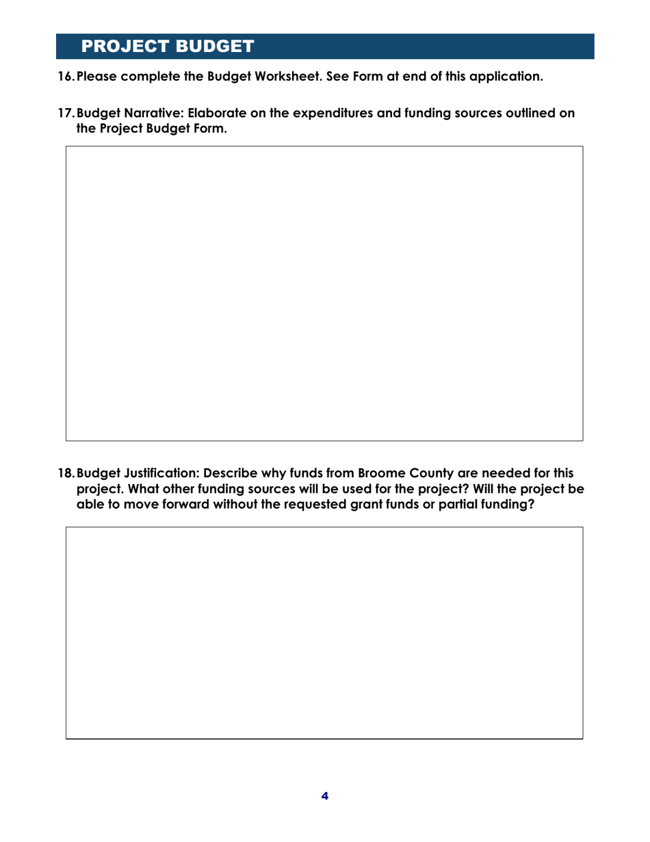 Economic Development and Marketing - Community Improvement Grants - Broome County, New York, Page 4