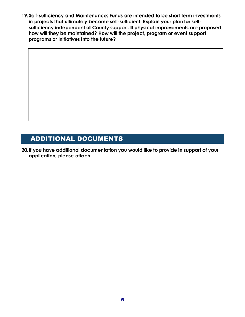 Economic Development and Marketing - Community Improvement Grants - Broome County, New York, Page 5