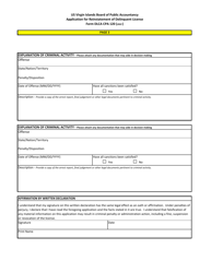 Form DLCA CPA120 Application for Reinstatement of Delinquent License - Virgin Islands, Page 3