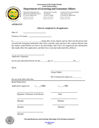 Certified Public Accountant Application for Examination and Initial Licensure - Virgin Islands, Page 6
