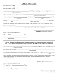 Stormwater, Soil Erosion, and Sediment Control Application - Town of Patterson, New York, Page 4