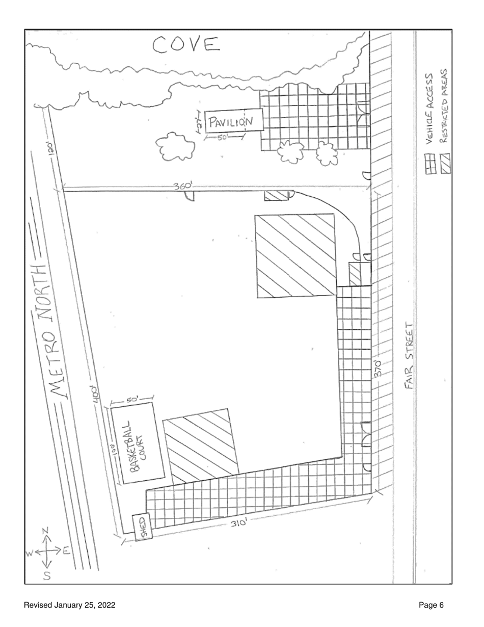 Application for Non-ticketed Use of Mayors Park Fields, Mayors Park Pavilion, Mcconville Park, or Bandstand - Village of Cold Spring, New York, Page 6