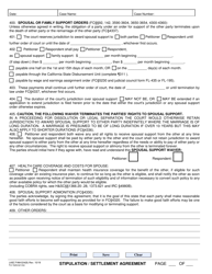 Form LASC FAM024(B) Stipulation/Settlement Agreement - County of Los Angeles, California, Page 6