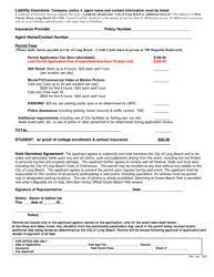 Application for Commercial Photography or Film - City of Long Beach, New York, Page 2