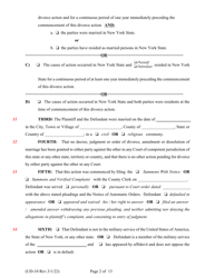 Form UD-10 Findings of Fact and Conclusions of Law - New York, Page 2