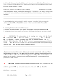 Form UD-10 Findings of Fact and Conclusions of Law - New York, Page 8