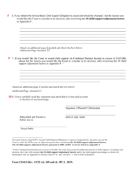 Form UD-8(3) Child Support Worksheet - New York, Page 2