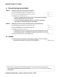 Combined Worksheet for-Postdivorce Maintenance Guidelines and, if Applicable, Child Support Standards Act (For Contested Cases) - New York, Page 11