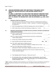 Combined Worksheet for-Postdivorce Maintenance Guidelines and, if Applicable, Child Support Standards Act (For Contested Cases) - New York, Page 19