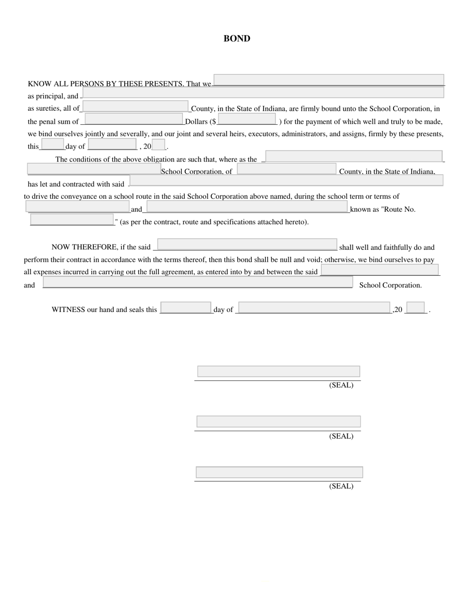 Fleet Contract for Transporting Children - Indiana, Page 4