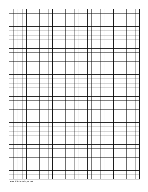 One Inch Grid Paper Free Printable