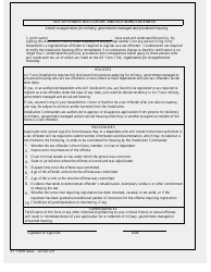 Document preview: AF Form 4422 Sex Offender Disclosure and Acknowledgement