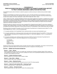 Document preview: Instructions for Form F-00701 Prior Authorization Drug Attachment for Onabotulinumtoxina (Botox) to Treat Chronic Migraines - Wisconsin