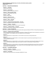 Instructions for Form F-00281 Prior Authorization/Preferred Drug List (Pa/Pdl) for Fentanyl Mucosal Agents - Wisconsin, Page 2
