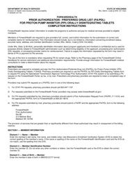 Document preview: Instructions for Form F-00433 Prior Authorization/Preferred Drug List (Pa/Pdl) for Proton Pump Inhibitor (Ppi) Orally Disintegrating Tablets - Wisconsin
