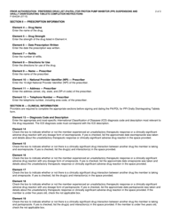 Instructions for Form F-00433 Prior Authorization/Preferred Drug List (Pa/Pdl) for Proton Pump Inhibitor (Ppi) Orally Disintegrating Tablets - Wisconsin, Page 2
